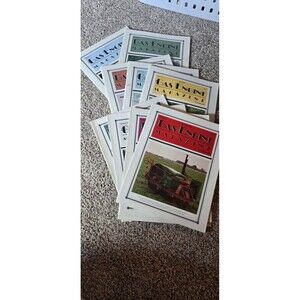 Vintage Gas Engine Magazine from January- December) 1987 Hit & Miss & Tractors